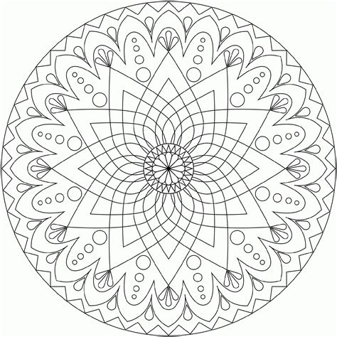 Awesome Design Mandala Coloring Pages Free Printable Coloring Home