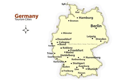 Germany Cities Map And Travel Guide