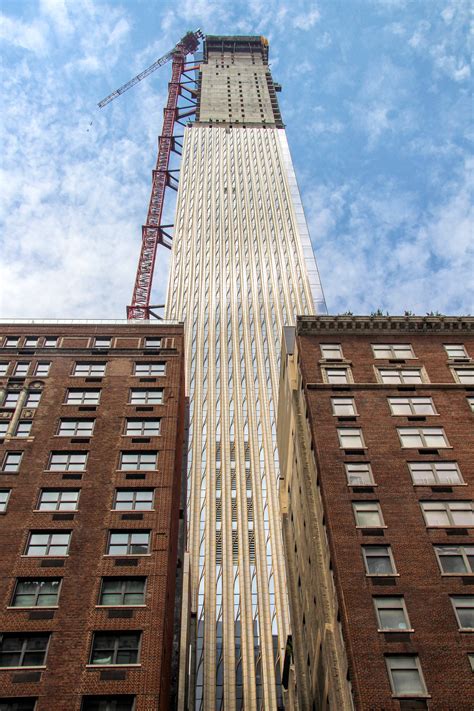 111 West 57th Street Rising High Above Midtown Manhattan Skyrisecities