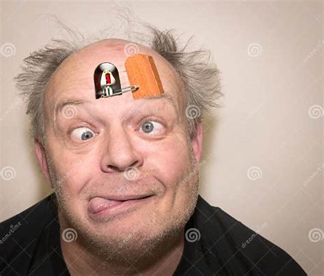 Crazy Cuckoo Man Stock Image Image Of Head Bizarre 28964603