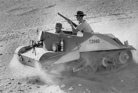 One Of The Bren Gun Carriers Used By Australian Light Horse Troops In