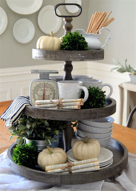 I have always been a fan of tiered stands, so i thought it was time to create my own diy tiered tray. Pin on For the Home