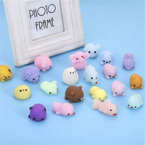 24 Escuichi Squishy Barato Kawaii Antiestres Mochi Juguete Meses Sin