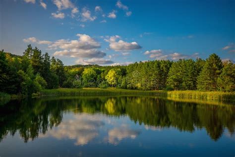 Lake Panoramic Stock Image Image Of Michigan Shore Landscape 6284267