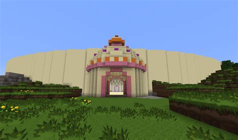 Building the Candy Kingdom in Minecraft, first phase done ...