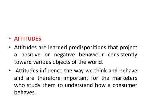 The Attitude Toward Behavior Model