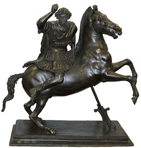 Alexander The Great On Horseback Artistry In Bronze