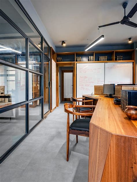 Architecture And Interior Design Inside A Modern Law Office In Pune