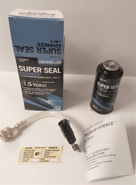 Cliplight 947kit Super Seal Acr Leak Sealant