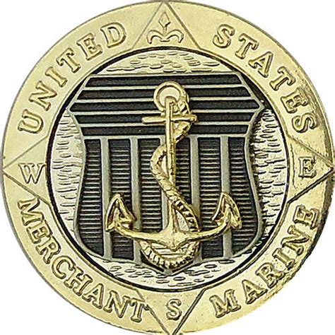 Merchant Marine Emblem Lapel Pin Usamm