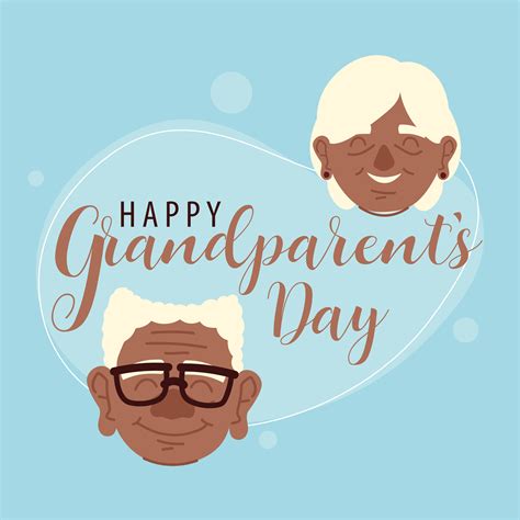 Happy Grandparents Day Invitation 4203811 Vector Art At Vecteezy