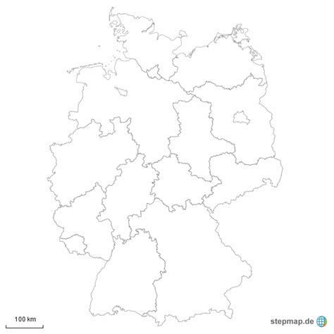 Pflanze das beet am besten in den monaten september und oktober.alternativ bietet sich der zeitraum in den monaten märz und april an. StepMap - Deutschland leer - Landkarte für Deutschland