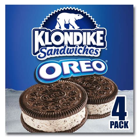 Klondike Oreo Ice Cream Sandwiches 4 Ct —