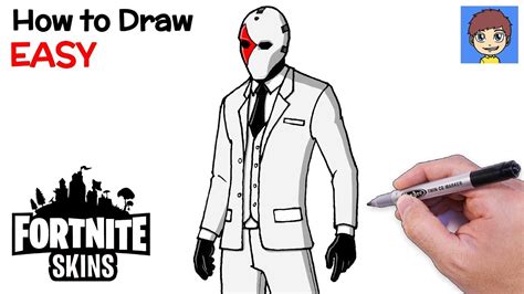 How To Draw Fortnite Wild Card Step By Step Fortnite Skins Drawing