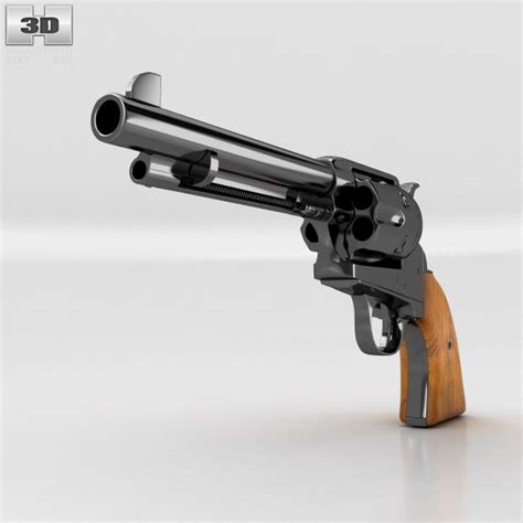 Colt Single Action Army 1873 3d Model Humster3d