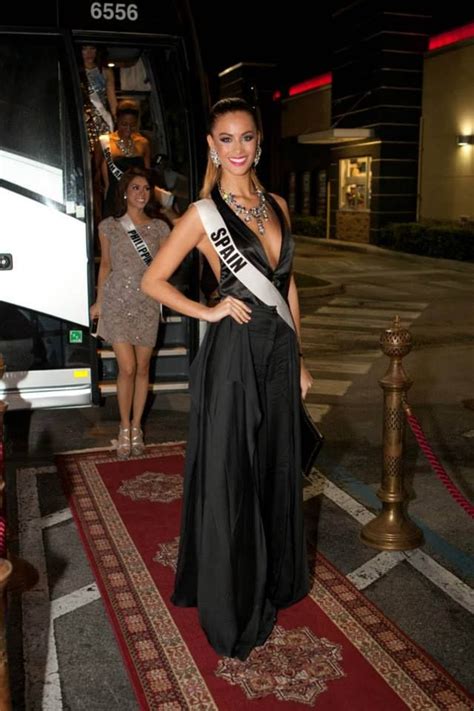 Desire Ferrer Miss Universe Spain 2014 Arrives For Dinner At Layali