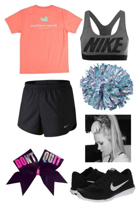 Cheer Practice By Lydiras Liked On Polyvore Cheer Practice Outfits Cheer Outfits Sporty
