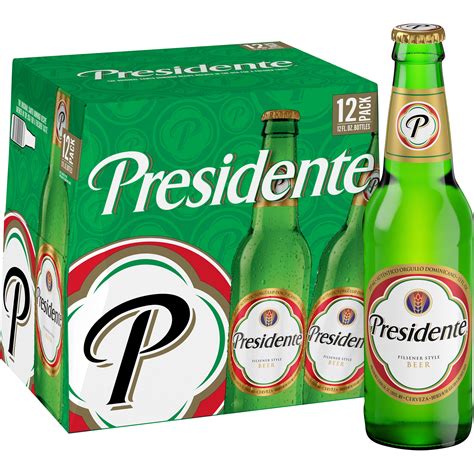 presidente pilsener style beer 12 pack 12 fl oz bottles 5 abv