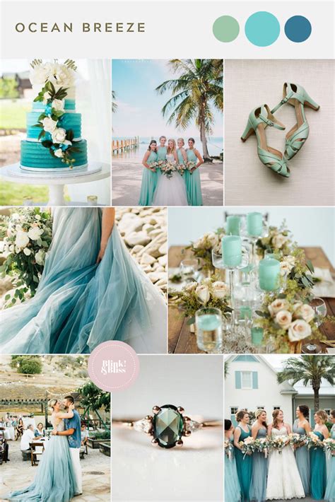 Wedding Color Palette Mint Aqua Wedding Colors Weddings By Color