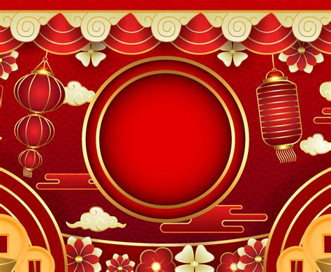 Chinese New Year Background Vector Art And Graphics