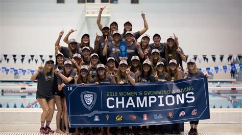 Stanford Captures 21st Pac 12 Womens Swimming And Diving Championship