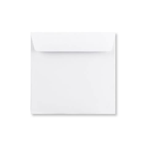 White 155mm Square Peel And Seal Envelopes 120gsm