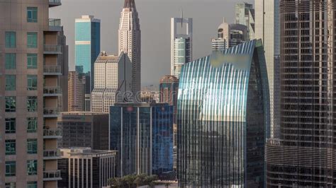 Aerial View Of Dubai International Financial Centre District