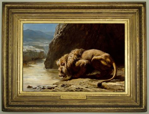 Frame For Briton Rivière The King Drinks Works Of Art Ra