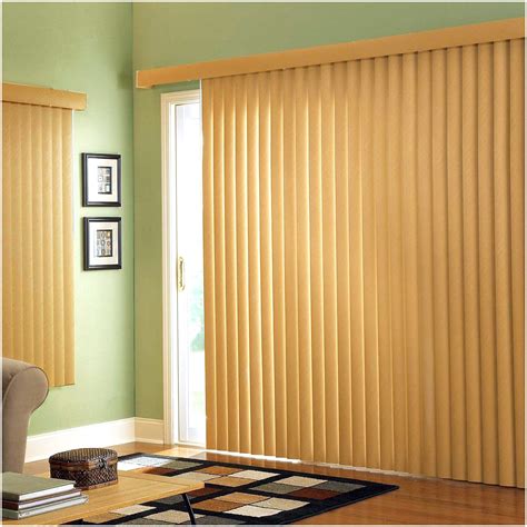 These sliding door shutters will cover your door with two large shutter panels that can slide back and forth like the 2 panes of glass that make up your door. Sliding Door Blind Ideas - Household Tips - highscorehouse.com