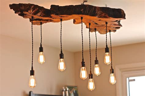 Olive Wood Live Edge Light Fixture By 7mwoodworking On Etsy