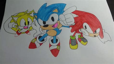 2 Sonic Drawings Youtube