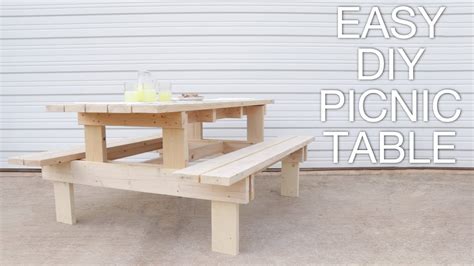 How To Build A Picnic Bench Plans