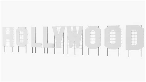 Hollywood Sign 3d Model Turbosquid 1841949