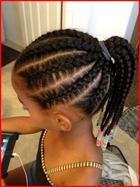 Tresse Africaine Petite Fille Cheveux Court