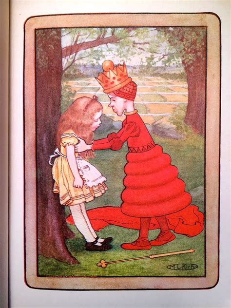 Through The Looking Glass Lewis Carroll Illustrated By M L Kirk