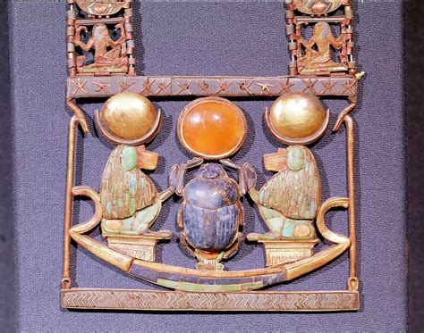Pectoral Of The Rising Sun From The Tomb Of Tutankhamun Kv62 Valley