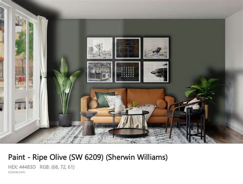 Sherwin Williams Ripe Olive Sw Paint Color Codes Similar Paints