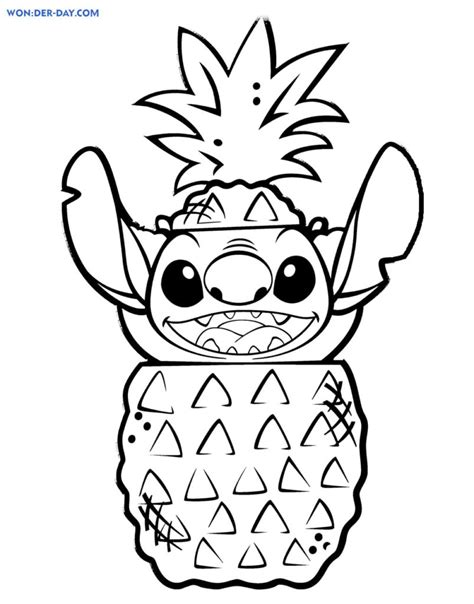 Printable Stitch Coloring Pages Kinosvalka