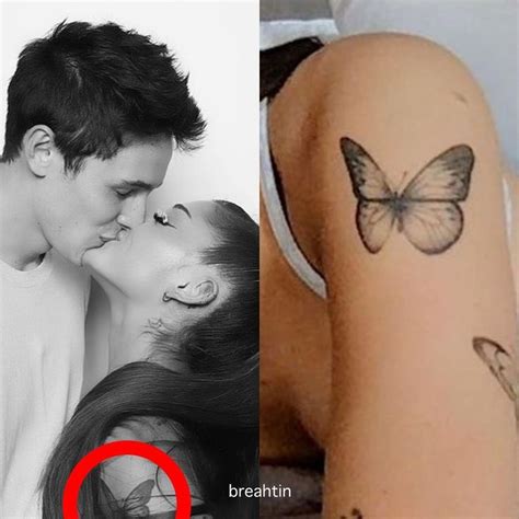 Maya On Instagram Arianas Butterfly Tattoo 🥺🤍 Credit If U Repost