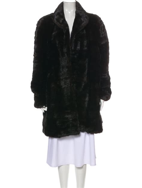 Fur Fur Coat Brown Coats Clothing Fur43426 The Realreal