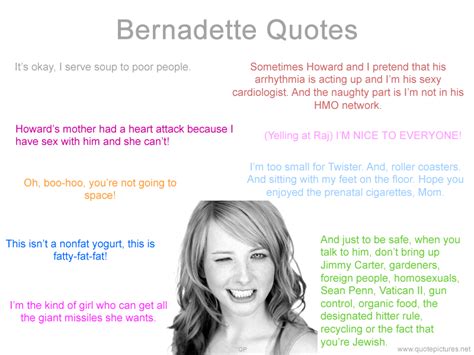 Quote Pictures Bernadette Quotes The Big Bang Theory