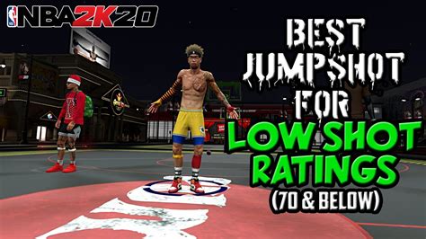 Nba 2k20 Best Jumpshot For Low Shot Rating Builds Youtube