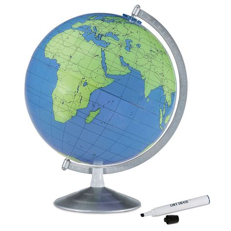 Student Desk World Globe Great Educational Tool For Classroom Or Home