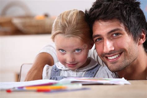 Spending Time With His Daughter Stock Photo Image Of Happy Nurturing