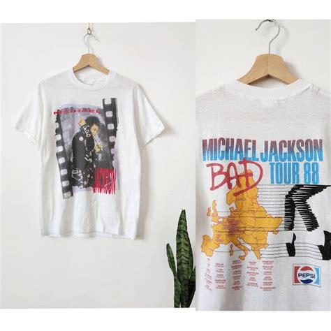 Michael Jackson Vintage T Shirt Etsy