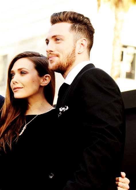 He described the film crew as fairly small compared to other films. Elizabeth Olsen and Aaron Taylor-Johnson at the premiere ...