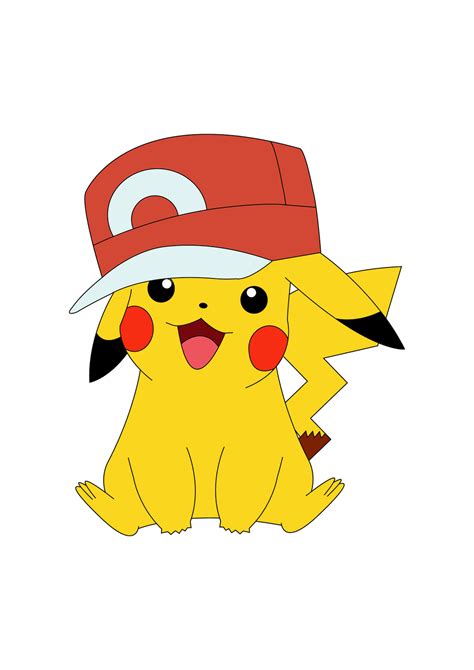 Pikachu With Ashs Cap By Shadow86sk On Deviantart
