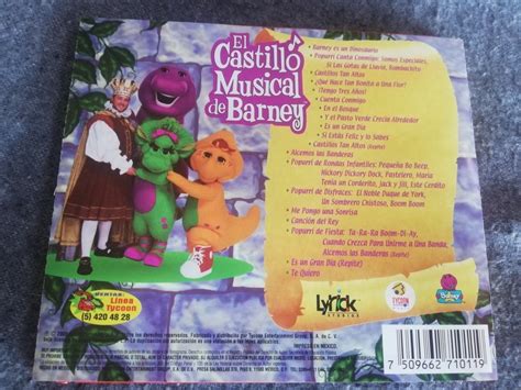 Barney Cd El Castillo Musical De Barney Mercadolibre