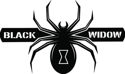 Black Widow Edition Decal Sticker 02