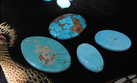 Large Oval Turquoise Cabochons Blue Turquoise Suite From S Flickr